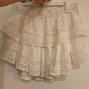 White Love Shack Fancy skirt